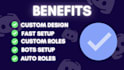 create personalized discord server for you and auto bump bot
