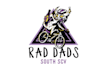 mountain biker cartoon logo design