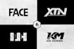 design modern, text based, wordmark and negative space logo