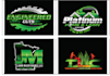 modern landscape and lawn care logo