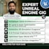 do unreal engine blueprints cpp gas system multiplayer VR and UI