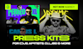 do cutting edge, press kit, epk design