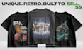 design a professional 90s vintage style bootleg rap tshirt
