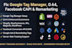 fix or setup ga4 commerce tracking,google analytics 4,facebook pixel capi,gads