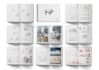 design a minimal architectural portfolio and magazines