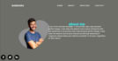 give you front end website using HTML, CSS, javascript