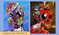 create a one of a kind character design
