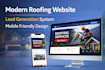 design a professional roofing contractor website in wordpress