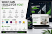 design a modern, premium single page static website or custom HTML landing page