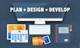 do website development html css javascript, full stack web developer