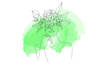 draw a one line art vector abstract minimalist illustration