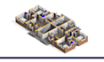 convert 2d floor plan to 3d axonometric view in 8 hours