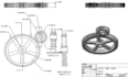 provide mechanical engineering problems solution and cad drawings 2d and 3d