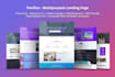 design wordpress landing page and ecommerce website