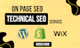 do on page and technical SEO optimization