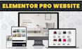 design and develop wordpress website with elementor pro and astra pro