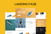 create  wordpress landing page , sales page design using elemntor pro