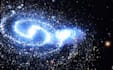 make universe zoom to earth logo reveal animation