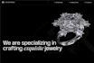 create a luxury jewelry website or web app on webflow
