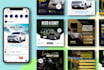 create instagram posts, stories, ads and banners