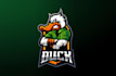 make a fantastic beautiful duck logo design just in 16 hours