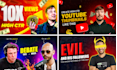design an amazing highly clickable youtube thumbnail