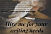 be your ghostwriter and  ebook writer