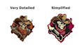 simplify, modify, vectorize and redesign your existing logo