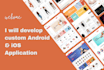 develop professional android and ios application