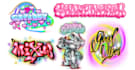 do 90s airbrush graffiti design, airbrush art and lettering