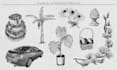 draw any object in digital pencil sketch style