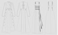fashion technical drawings, complete tech pack designs