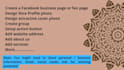 create and setup a professional facebook page, with seo, logo and cover design