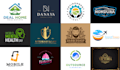 do modern, abstract, saas and gradient logo design