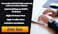 build 220white hat SEO backlinks to get google top ranking