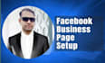 make  facebook fan and business page and optimize or fix setup
