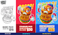 draw an adorable and attention grabbing character design