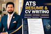 write an ats friendly resume or CV tailored to your career goals