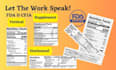 provide you fda nutrition fact label