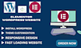 create a responsive wordpress website using elementor pro