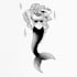 draw a cool darkcute blackwork illustration