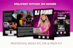 design press kit, media kit and epk with clickable links