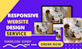 build, redesign responsive wordpress landing page or ecommerce store design