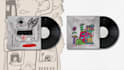 design whimsical album cover art with odd beauty