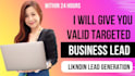 do verified email list building to linkedin outreach