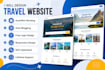 create ai powered travel affiliate website for passive income