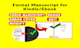 fix error manuscript, cover, format, reformat, resize, modify, edit book cover