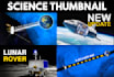 design amazing space and science youtube thumbnail