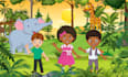 do children book illustration and cover page