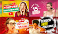 design an attractive clickbait youtube thumbnail